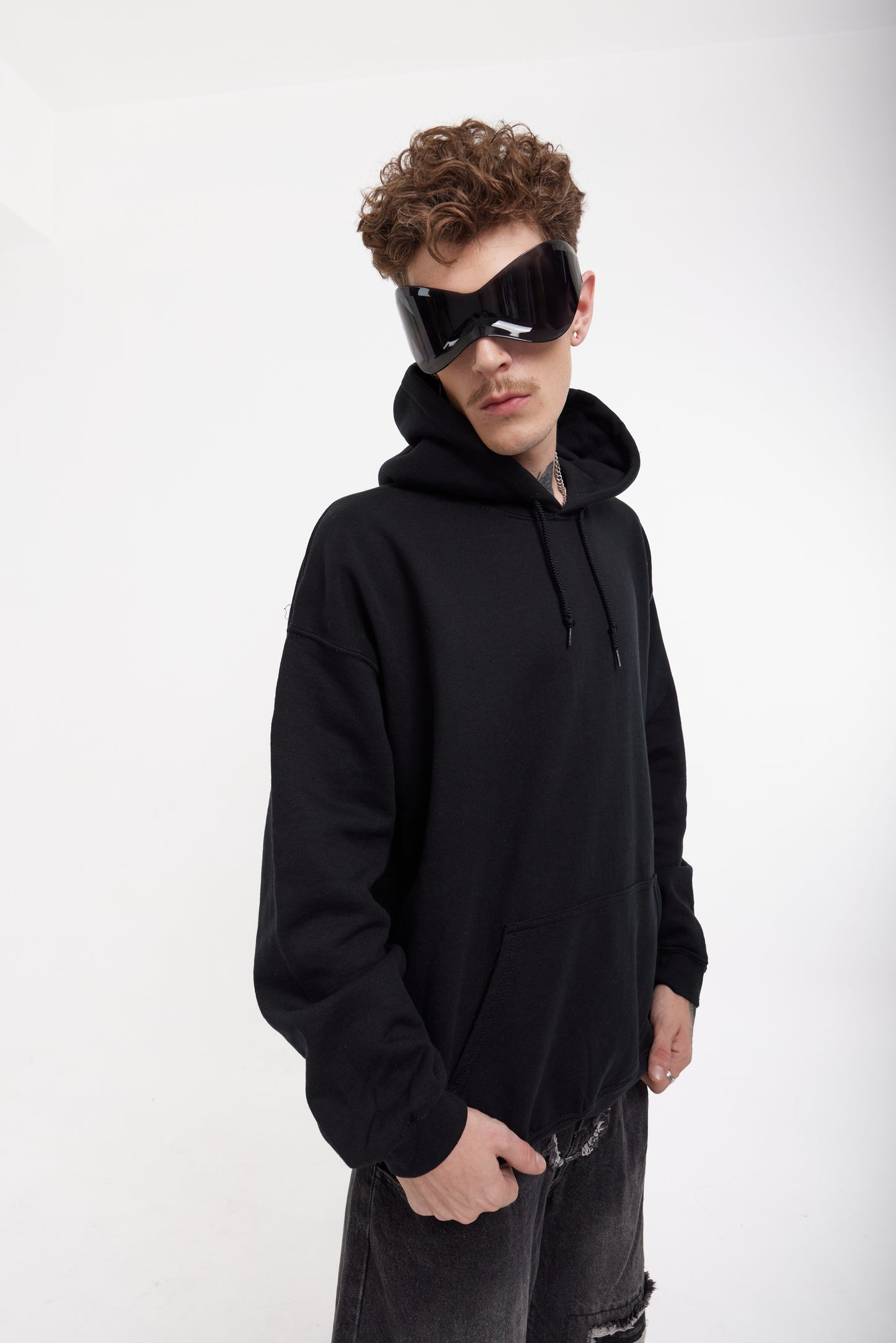 Hoodie Oversized Logo Old School style