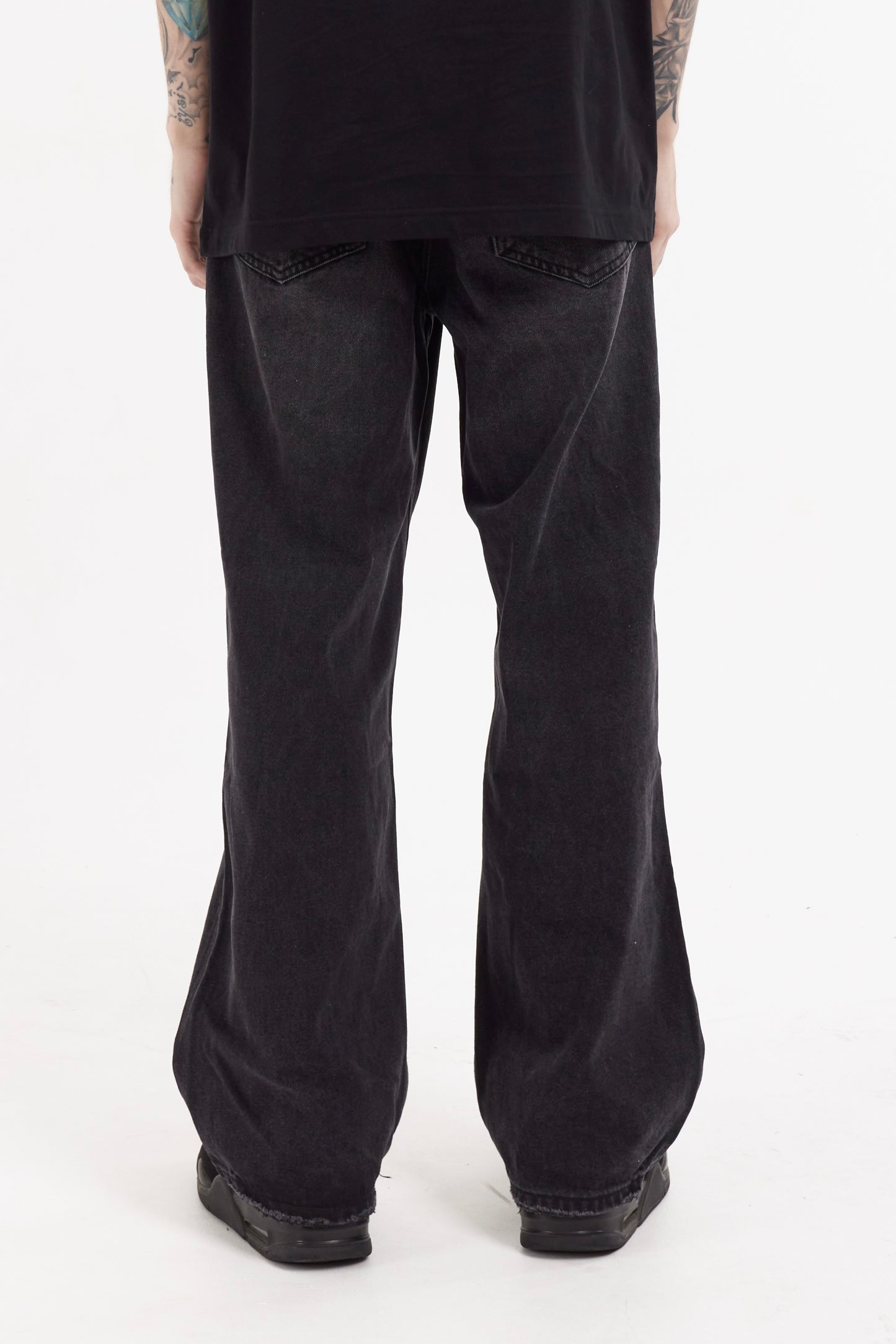 JACKTITUS Jeans Oversized double knee wear wide-leg
