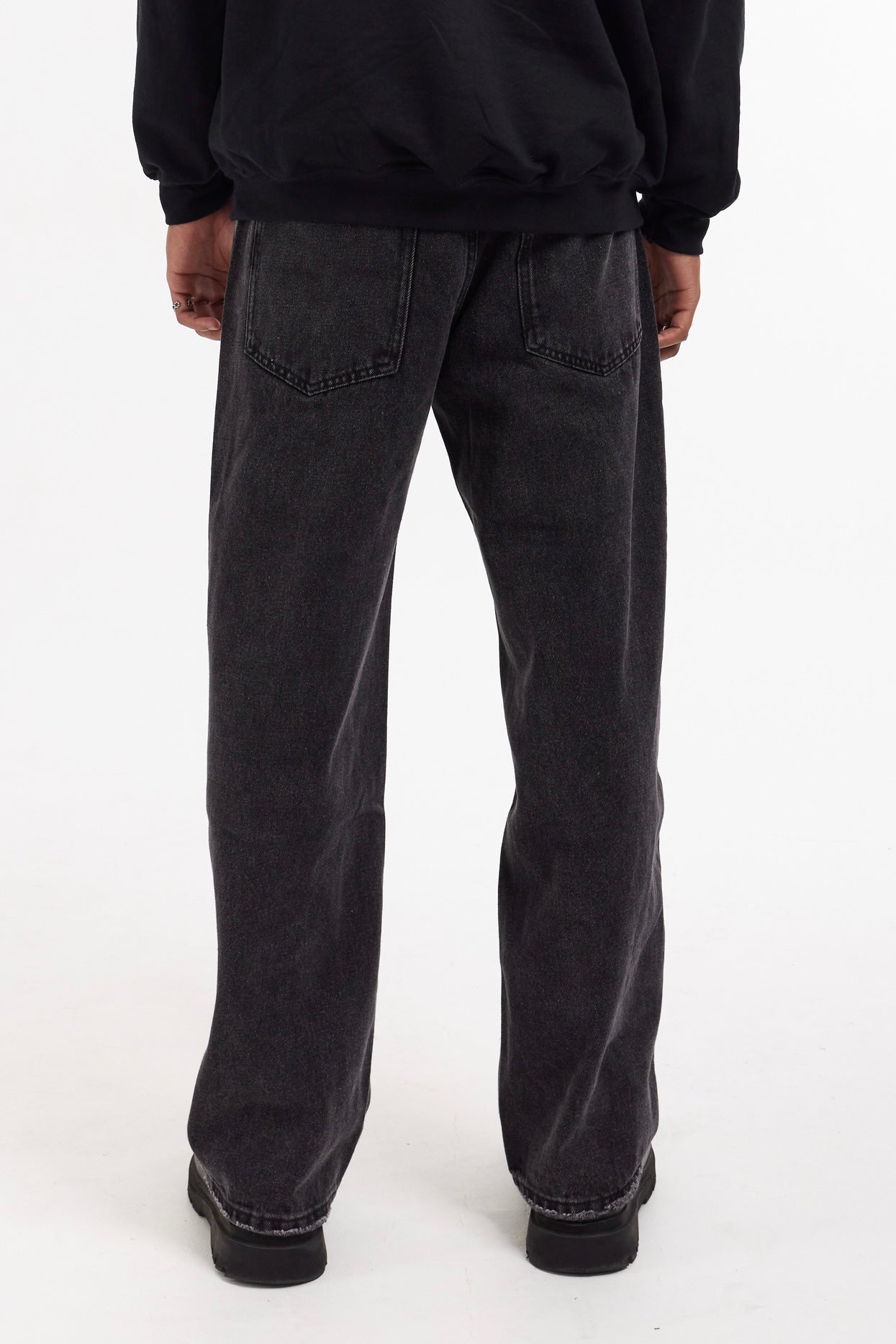 JACKTITUS Jeans Oversized double knee wear wide-leg