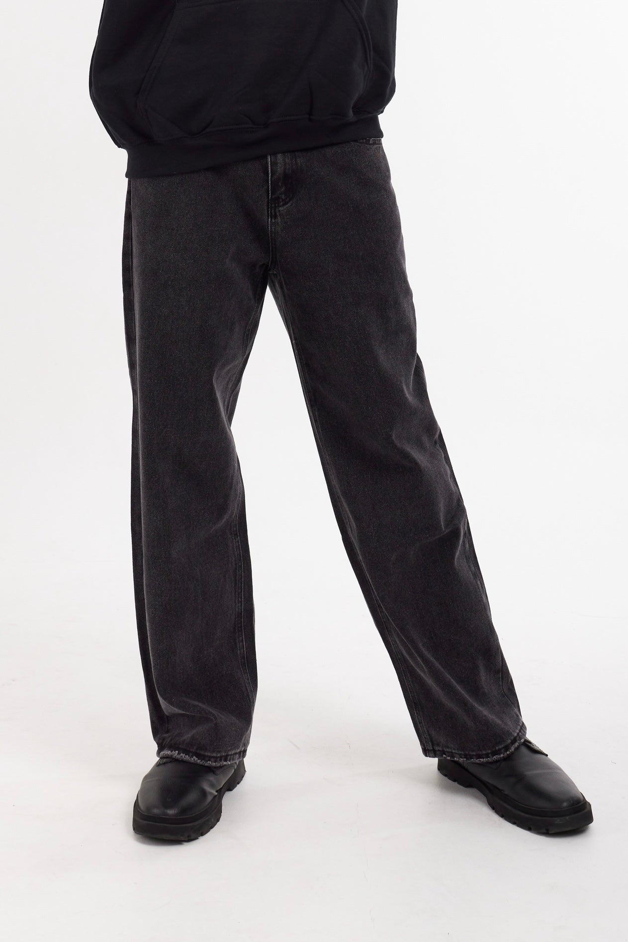 JACKTITUS Jeans Oversized double knee wear wide-leg