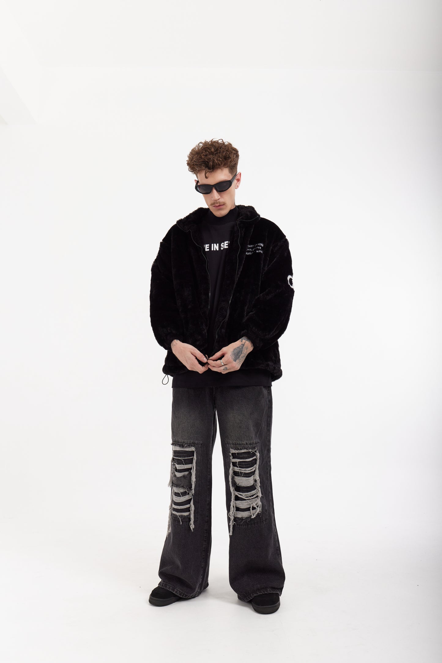 JACKTITUS Jacket Oversized Logo Old School style