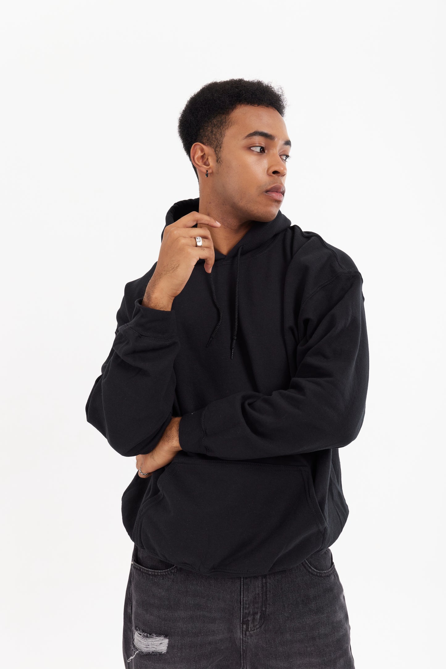 Hoodie Oversized Logo Old School style